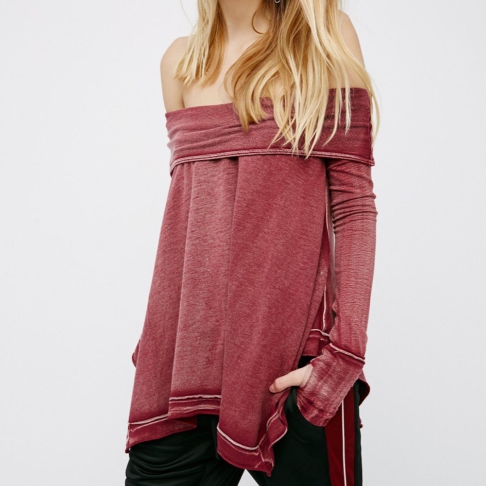 Free People Foggy Day Pullover
